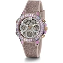 Γυναικείο Ρολόι Guess Gw0313L4 (36mm) Καουτσούκ Λουράκι Ροζ