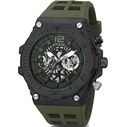 Ανδρικό Ρολόι Guess Gw0325G2 (48mm) Καουτσούκ Λουράκι Πράσινο