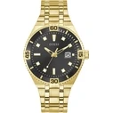 Ανδρικό Ρολόι Guess Gw0330G2 (45 mm) Μεταλλικό Μπρασελέ Χρυσό