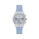 Γυναικείο Ρολόι Guess Gw0407L1 (38 mm) Καουτσούκ Λουράκι Μπλε