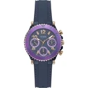 Γυναικείο Ρολόι Guess Gw0466L2 (36mm) Καουτσούκ Λουράκι Μπλε