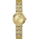 Γυναικείο Ρολόι Guess Gw0476L2 (26mm) Μεταλλικό Μπρασελέ Χρυσό