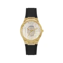 Γυναικείο Ρολόι Guess Gw0482L1 (39mm) Καουτσούκ Λουράκι Μαύρο