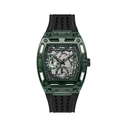Ανδρικό Ρολόι Guess Gw0499G7 (42mm) Καουτσούκ Λουράκι Μαύρο