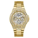 Ανδρικό Ρολόι Guess Gw0516G2 (44mm) Μεταλλικό Μπρασελέ Χρυσό