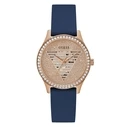 Γυναικείο Ρολόι Guess Gw0530L3 (38mm) Καουτσούκ Λουράκι Μπλε