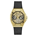 Γυναικείο Ρολόι Guess Gw0620L2 (40mm) Καουτσούκ Λουράκι Μαύρο