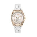 Γυναικείο Ρολόι Guess Gw0694L3 (39mm) Καουτσούκ Λουράκι Λευκό