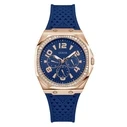 Γυναικείο Ρολόι Guess Gw0694L4 (39mm) Καουτσούκ Λουράκι Μπλε