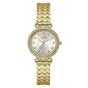 Women Watch GUESS GW0763L2 (32 mm) - Gold Stainless Steel Bracelet, Silver Dial