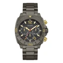 GUESS Men's Watch GW0800G2 (44 mm) - Grey Stainless Steel, Black Dial