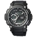 Q&Q Men's Analogue/Digital Quartz Watch 53mm Black Resin Strap GW90J001Y