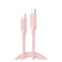 Καλώδιο USB XO NB-Q265B PD 60W Type-C σε Type-C Μινιμαλιστικό (Ροζ)