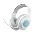 Gaming Headset Qcy Heroad V200 Quad White - Bluetooth & WiFi & USB-A & USB-C RGB PS4/PS5/PC