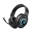 Gaming Headset Qcy Heroad V200 Quad Black - Bluetooth & WiFi & USB-A & USB-C RGB PS4/PS5/PC