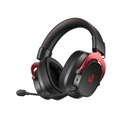 QCY Heroad VT200 Pro Tri-mode Κόκκινο Over‑Ear Gaming Headset (2.4GHz / Bluetooth 6.0 / 3.5mm)