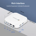 H96 MAX TV Box M1 Plus, 8K, 4/32GB, WiFi 6, Bluetooth, Android 14