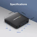 H96 MAX TV Box S905L3 4K 2GB RAM 16GB ROM Android 14 WiFi Bluetooth