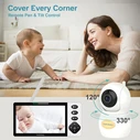 Ενδοεπικοινωνία Μωρού HelloBaby Hb6084L με Κάμερα & Οθόνη 5.5", 720P, Ptz