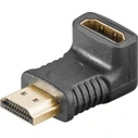 Microconnect HDMI Male to HDMI Female Adapter, Gold - 1pc