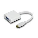 Microconnect Μετατροπέας mini HDMI (αρσενικό) σε VGA (θηλυκό) Λευκό 1080P@60Hz