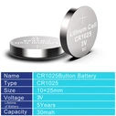 Pkcell Lithium Coin Cell Battery CR1025-1B 1pc
