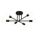 Φωτιστικό Οροφής Powertech HLL-0151, 6X E27, Μεταλλικό, Μαύρο