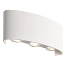 Φωτιστικό Τοίχου Powertech LED HLL-0160, 6W, 4000K, 480Lm, Ip65, Λευκό