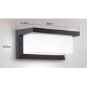 Φωτιστικό Τοίχου LED Powertech Hll-0165, 12W, 4000K, 960Lm, Ip65, Μεταλλικό, Μαύρο