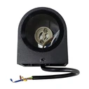Φωτιστικό Τοίχου Powertech Hll-0187 για Gu10 Λάμπα, Μεταλλικό, IP65, Μαύρο
