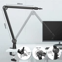 AISRYNTEK HS20 Βάση Γραφείου για Μικρόφωνο & Smartphone, Μαύρη