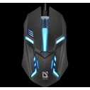 Ποντίκι Gaming Ενσύρματο DEFENDER CYBER MB-560L BLACK 7 COLORS 1200DPI 3P