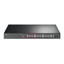 Network Switch TP-LINK 24-Port 10/100Mbps + 2-Port Gigabit Unmanaged PoE+ v1
