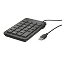 Πληκτρολόγιο Ενσύρματο Trust 22221 numeric keypad Black