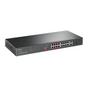 Network Switch TP-LINK TL-SL1218P (10/100) Black (PoE)