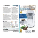 Μηχανή Κοπής Καφέ Esperanza Lungo EKC002W 160W White