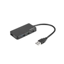 USB Hub Natec Moth NHU-1342 Lack 4x USB 3.0 Black