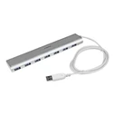 USB Hub StarTech.com 7 Port Compact USB 3.0 Hub with Built-In Cable