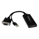 Αντάπτορας StarTech.com VGA to HDMI Adapter with USB Audio & Power Supply 26cm