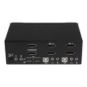 KVM & Data Switch StarTech.com 2 Port DisplayPort Dual Monitor KVM Switch - DisplayPort KVM / Audio / USB Switch - 2 ports