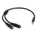 Αντάπτορας StarTech.com 3.5mm Jack Y-Splitter Cable 20cm