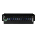 USB Hub StarTech.com 10 Port Industrial USB 3.0 Hub