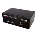KVM Switch StarTech.com Dual DVI VGA 2 Port Monitor Audio Switch 2-way KVM Switch