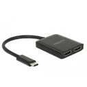 Splitter Delock USB-C (DP Alt Mode) to 2xHDMI out 4K 30Hz