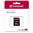 Κάρτα Μνήμης SDXC 64GB Transcend700S Class 10 UHS-II U3 V90