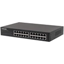 Network Switch 24-Port Intellinet Gigabit Desktop & Rackmount Met