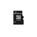 Κάρτα Μνήμης Micro-SD MediaRange 8GB SD CL.10 Adapter