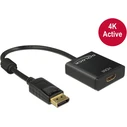 Αντάπτορας Delock DP to HDMI 4k M/F Black active