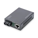 Μετατροπέας Digitus Gigabit PoE Singlem.Media RJ45/SC SM PSE