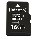 Κάρτα Μνήμης Micro-SDHC 16GB Intenso UHS-I